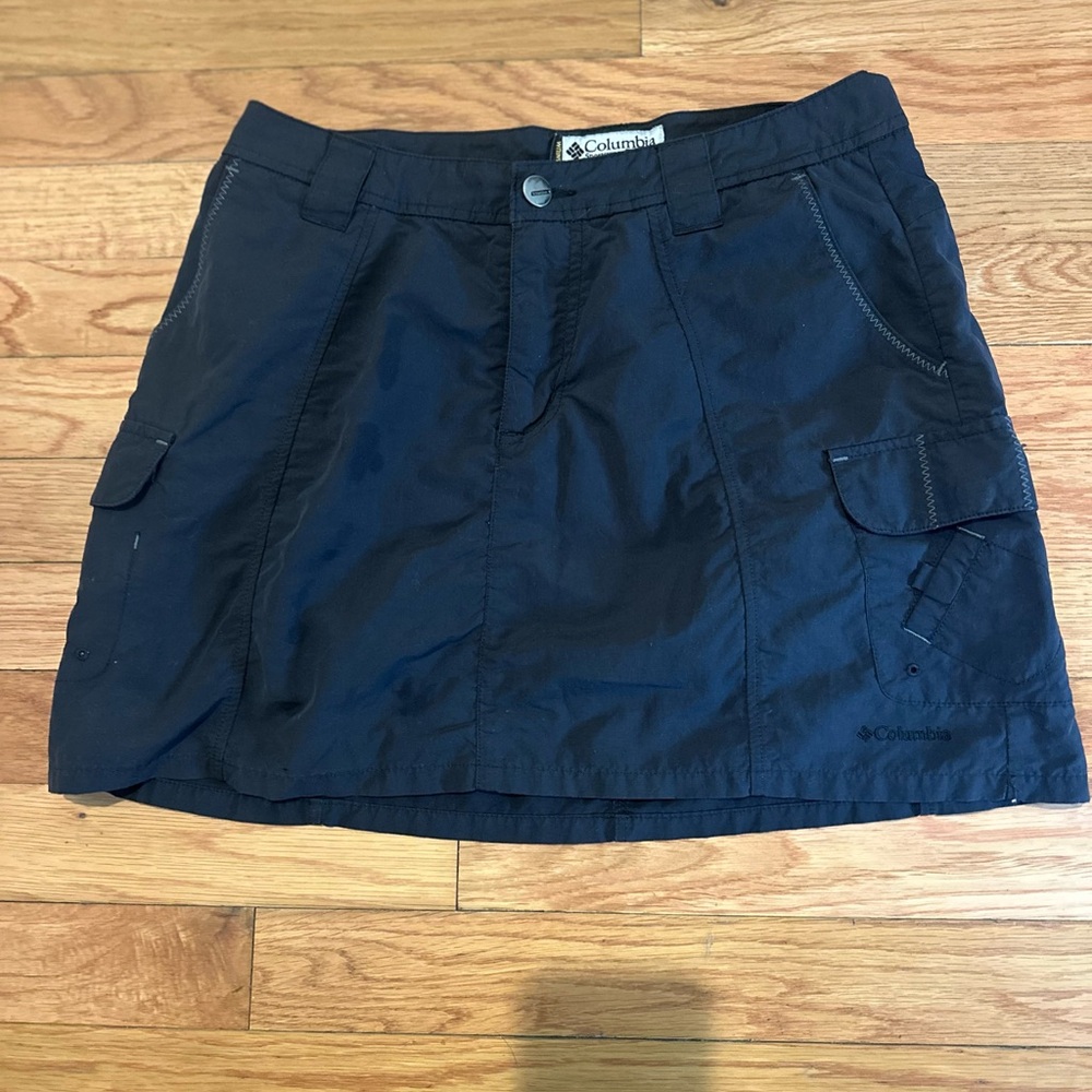 Columbia Sportswear Women’s Cargo Black Skirt Titanium‎ Utility Sz 6